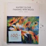 Watercolor painting with wool