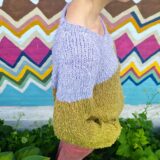 Cotton Color Block Sweater