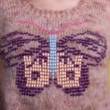 Butterfly Puff Bluse