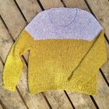 Cotton Color Block Sweater