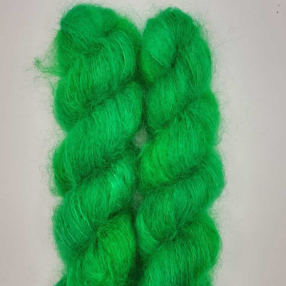 Medium mohair grøn
