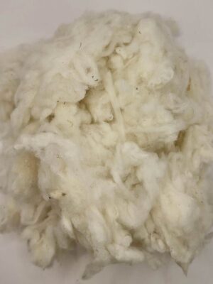 Uspundet Polwarth uld 500g