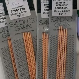 Strømpepinde bambus 2 mm