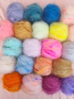 Tyk Mohair 21 stk mini 288 g #2