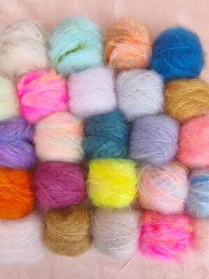 Tyk Mohair 24 stk mini 312 g #1