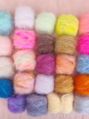 Tyk Mohair 24 stk mini 320 g #4