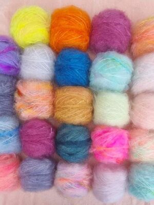Tyk Mohair 24 stk mini 324 g #3